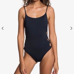NWT Roxy one piece black swimsuit